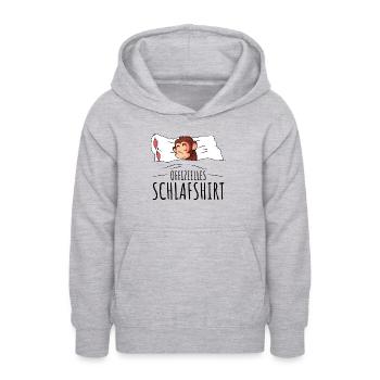 Affe - Teenager Hoodie - Hellgrau meliert - Vorne - AI Model Teenager Male dark (155cm)