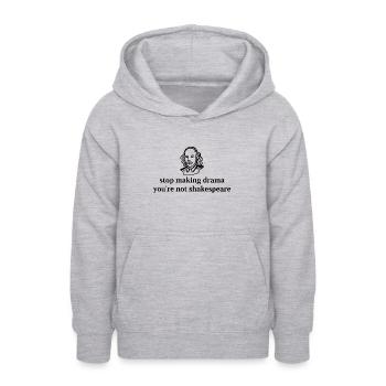 shakespeare Quote Graphic Bestseller - Teen Hoodie - light heather grey - Front - AI Model Teenager Male dark (155cm)