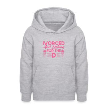 Dissolution du mariage Divorce Divorce Cadeau - Sweat à capuche Ado - gris clair chiné - Devant - AI Model Teenager Male dark (155cm)