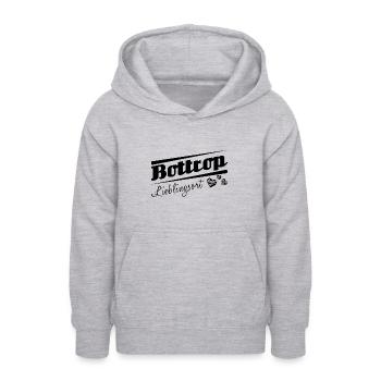 Bottrop - Lieblingsort mit Stadtnamen - Teenager Hoodie - Hellgrau meliert - Vorne - AI Model Teenager Male dark (155cm)
