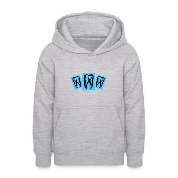 Dentiste Dentiste Dentaire Icône - Sweat à capuche Ado - gris clair chiné - Devant - AI Model Teenager Male dark (155cm)