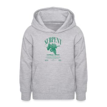 Grüner Baum Python Modern Reptile Keeper Streetwear - Teenager Hoodie - Hellgrau meliert - Vorne - AI Model Teenager Male dark (155cm)