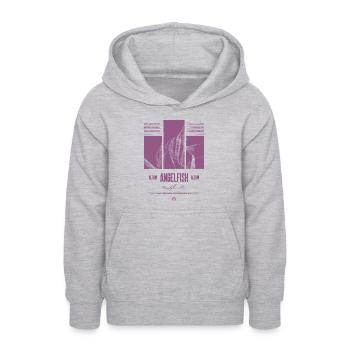 Altum Kaiserfisch Buntbarsch Aquarium Fischhalter - Teenager Hoodie - Hellgrau meliert - Vorne - AI Model Teenager Male dark (155cm)