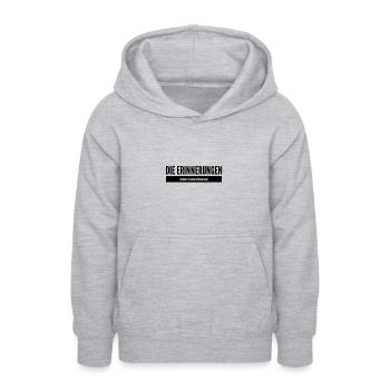 negative Erinnerungen - Teenager Hoodie - Hellgrau meliert - Vorne - AI Model Teenager Male dark (155cm)