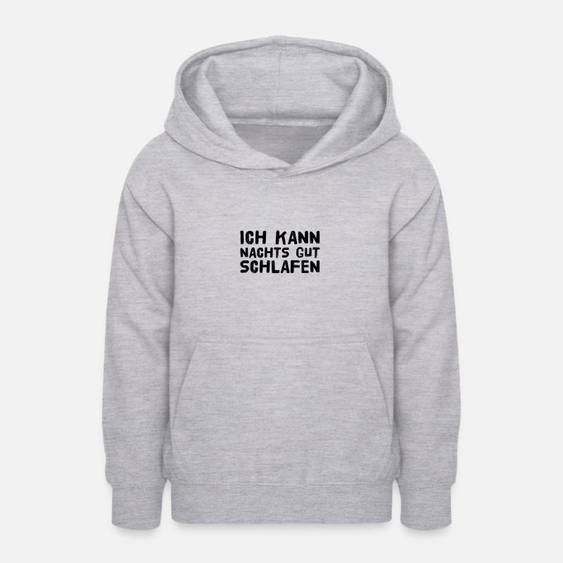 Pas de problèmes de sommeil - Sweat à capuche Ado - gris clair chiné