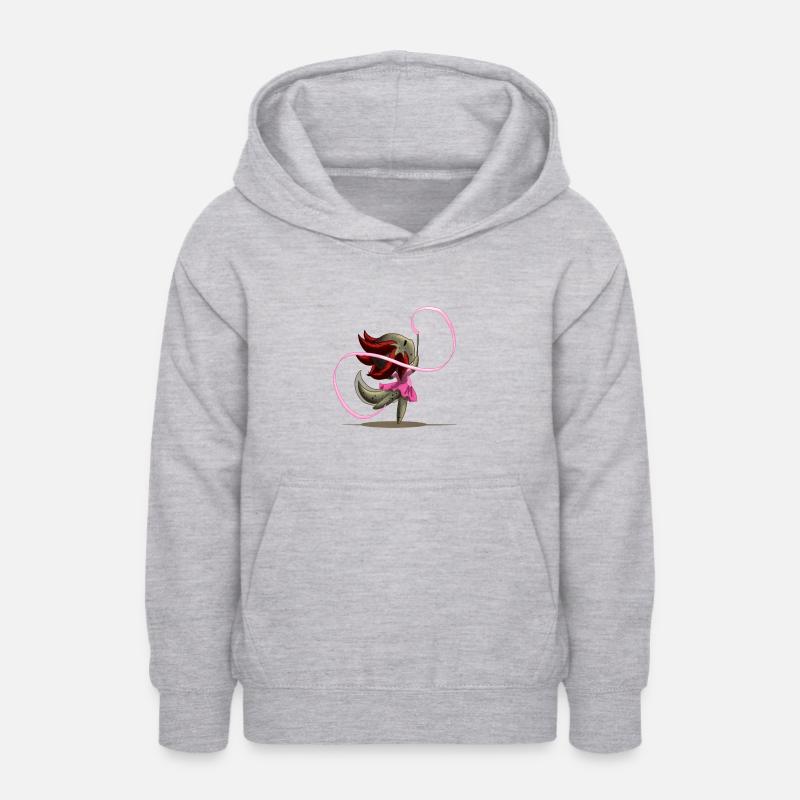 Axo'Time Danse - Sweat à capuche Ado - gris clair chiné