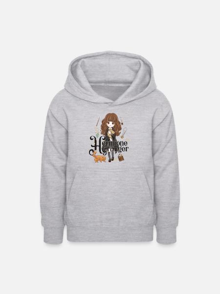 Harry Potter Hermine Granger - Teenager Hoodie - Hellgrau meliert