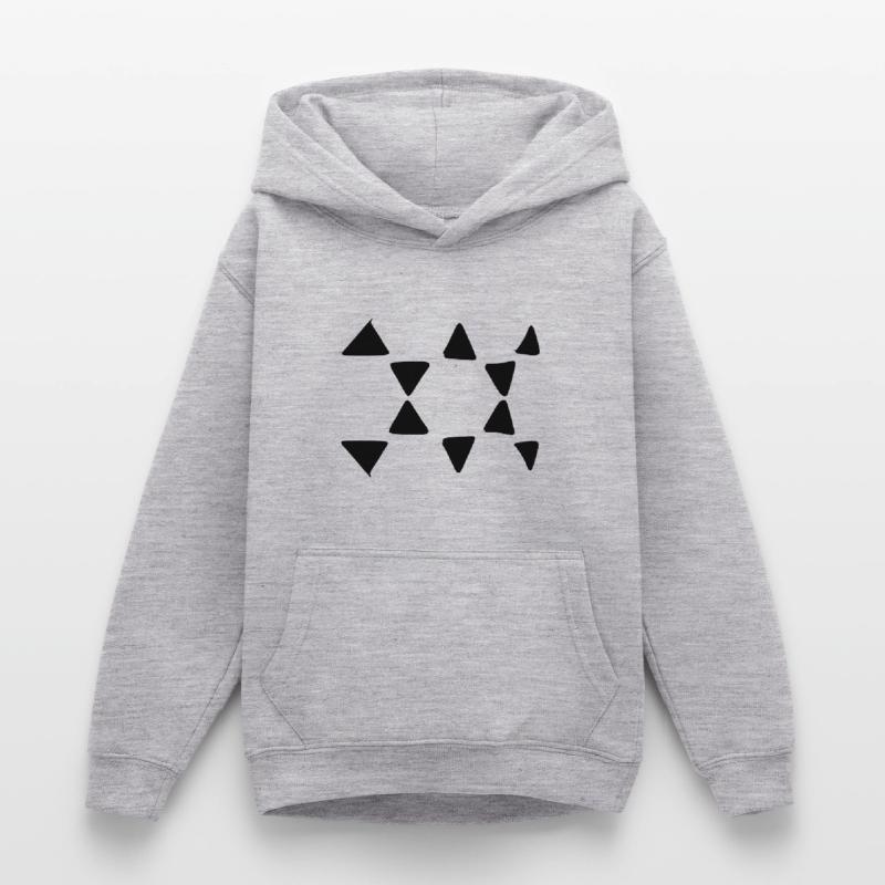 Triangular Pattern Triangular Shapes Teen Hoodie