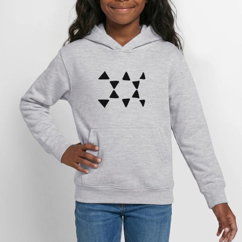Triangular Pattern Triangular Shapes Teen Hoodie