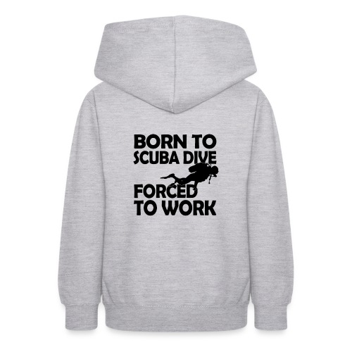 born to scuba dive - Teenager hoodie
