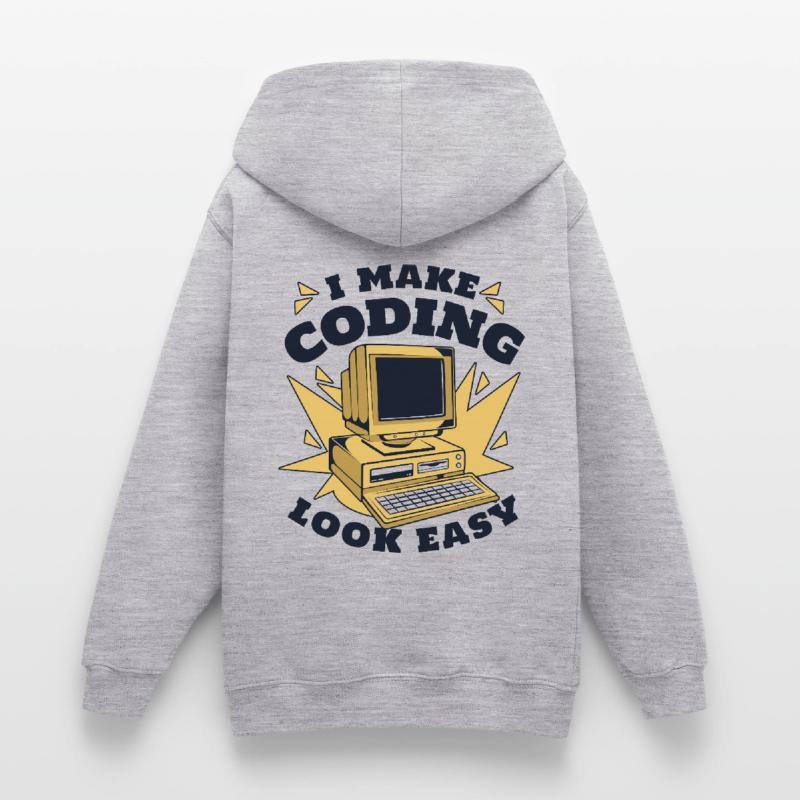 Je rends le codage facile Developer Coder Sweat à capuche Ado