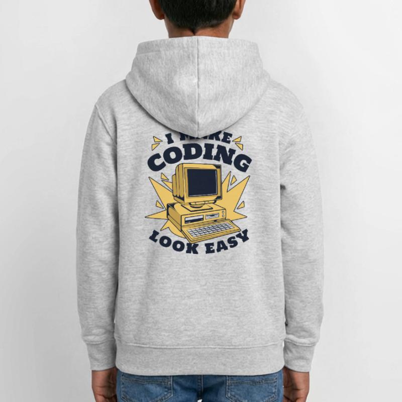 Je rends le codage facile Developer Coder Sweat à capuche Ado