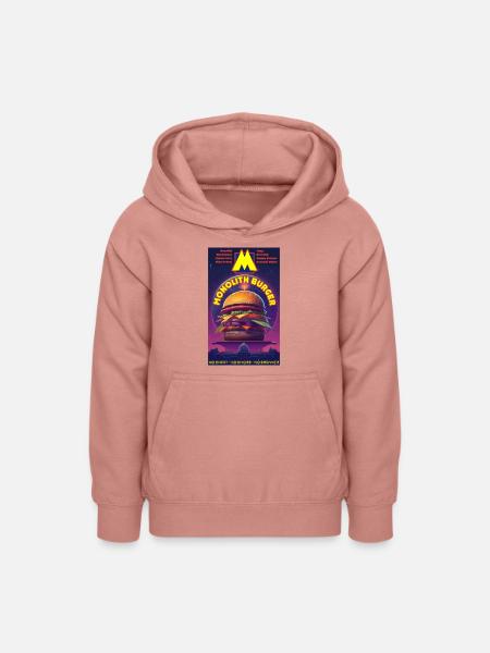Monolith Burger - Teenager Hoodie - Altrosa