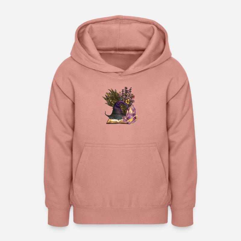 Atelier Wiccan - Sweat à capuche Ado - rose poudré