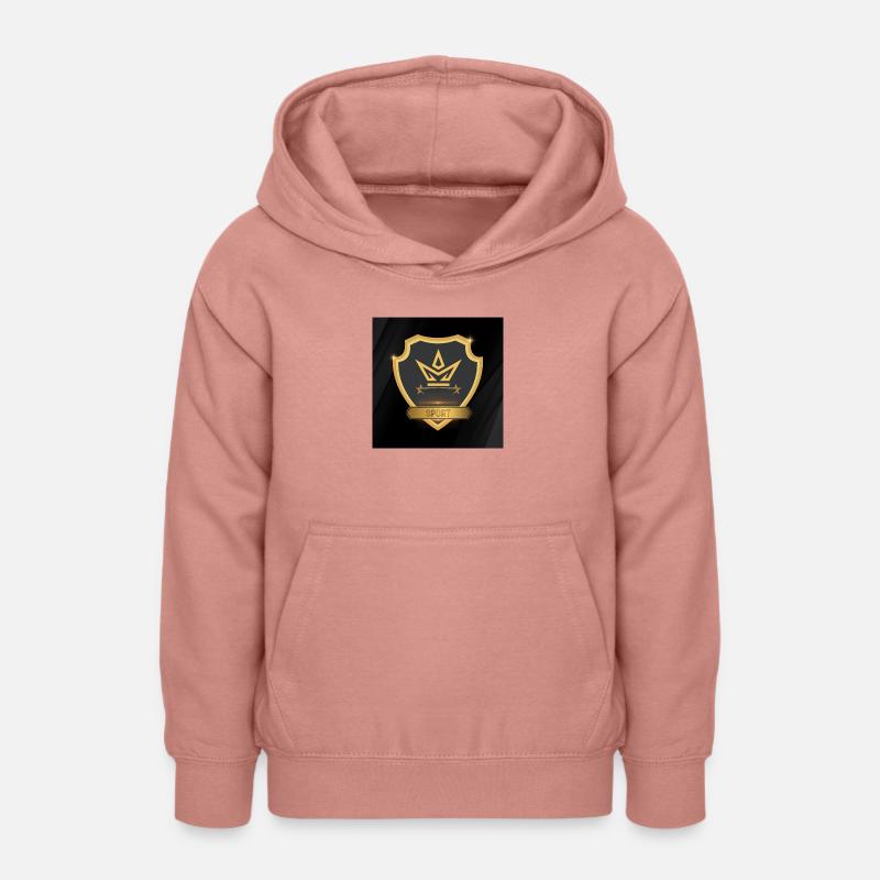 Logo, Design - Sweat à capuche Ado - rose poudré