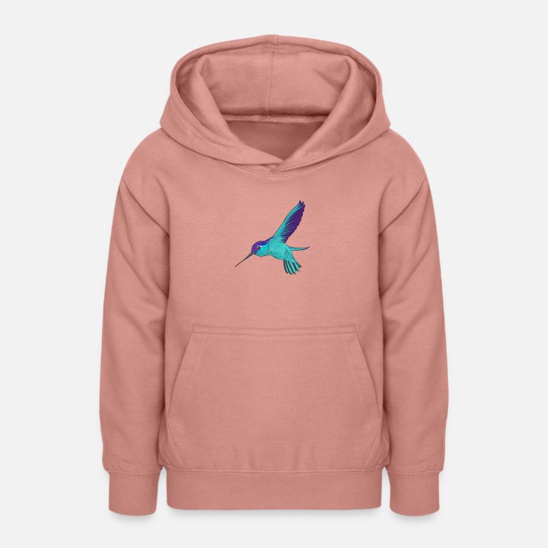 Colibri - Sweat à capuche Ado - rose poudré