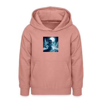 Schnemann - Teenager Hoodie - Altrosa - Vorne - AI Model Teenager Male dark (155cm)