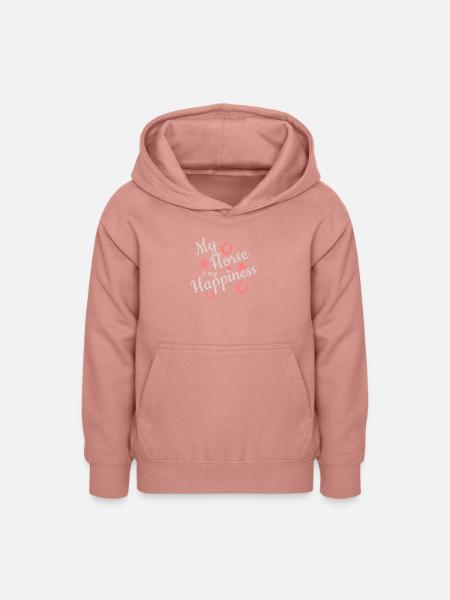 My Horse is my Happiness - Teenager Hoodie - Altrosa