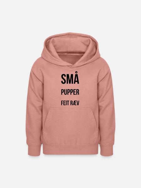 Kleine Titten, fetter Arsch - Teenager Hoodie - Altrosa