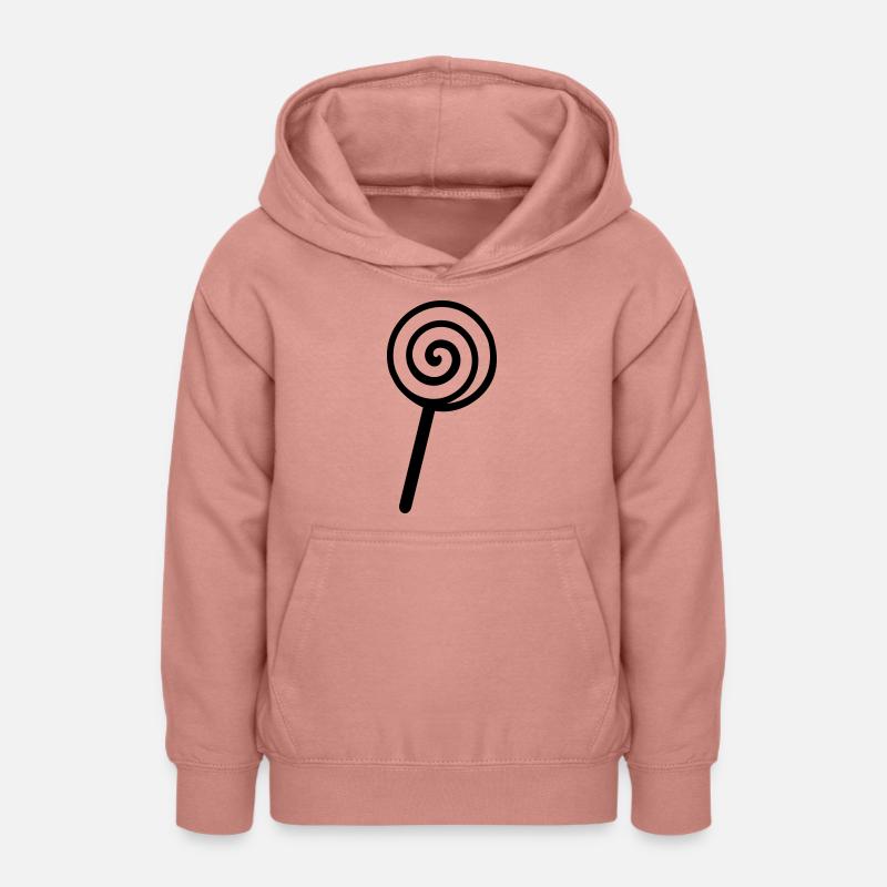 Lolly - Sweat à capuche Ado - rose poudré