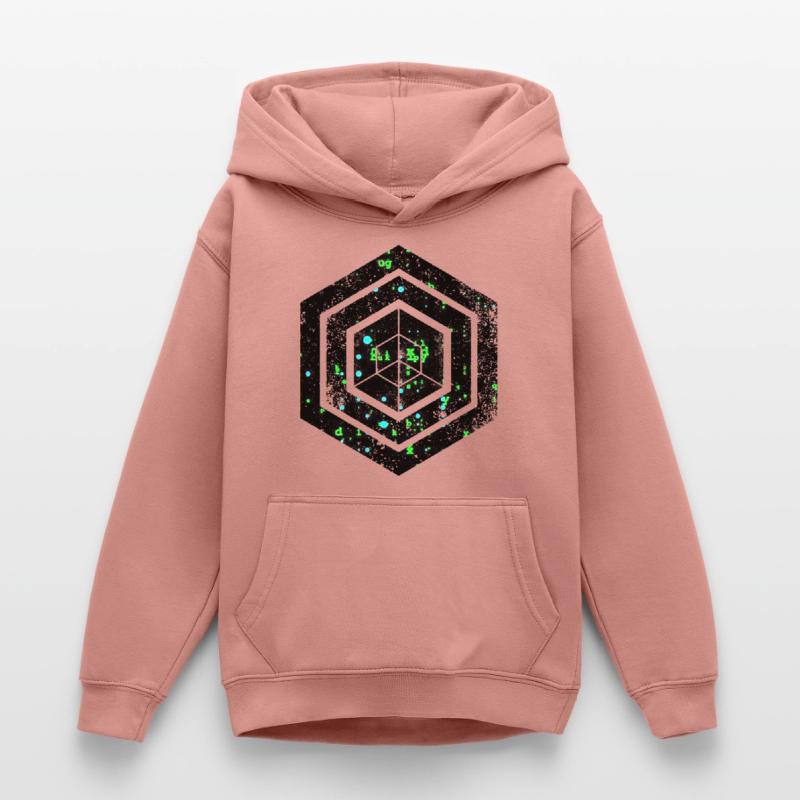 Hexagon-Programmierung Programmierer Codierung geometrisch Teenager Hoodie