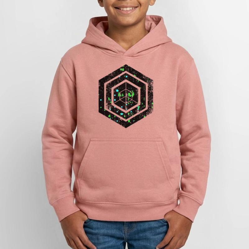 Hexagon-Programmierung Programmierer Codierung geometrisch Teenager Hoodie