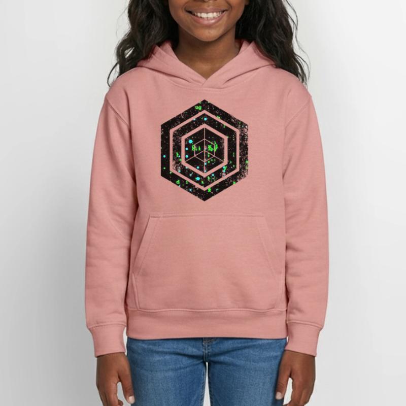 Hexagon-Programmierung Programmierer Codierung geometrisch Teenager Hoodie
