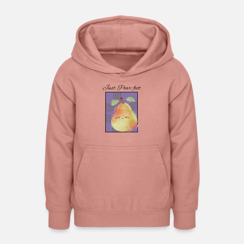 Juste Pear-fect - Sweat à capuche Ado - rose poudré