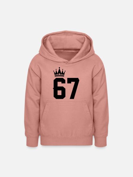 67 - Teenager Hoodie - Altrosa