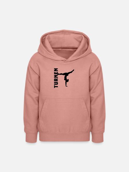 Turnen - Teenager Hoodie - Altrosa