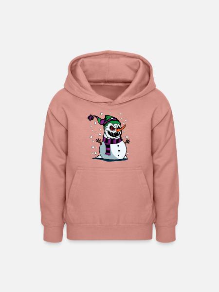Halloween-Snowman - Teenager Hoodie - Altrosa
