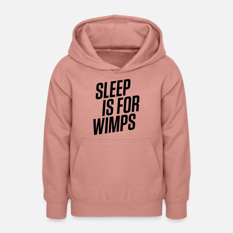 Refusez de dormir! - Sweat à capuche Ado - rose poudré