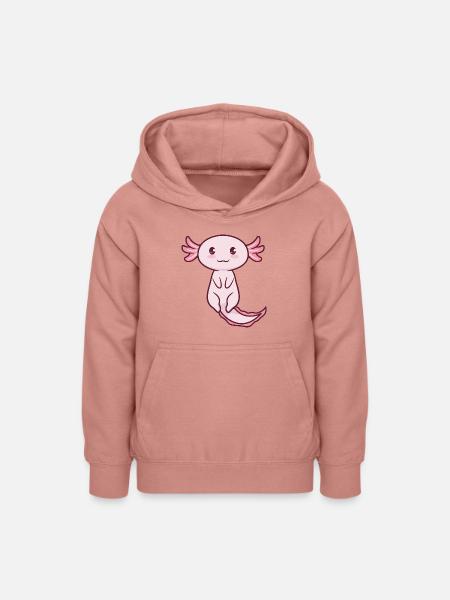 Axolotl Süß - Teenager Hoodie - Altrosa