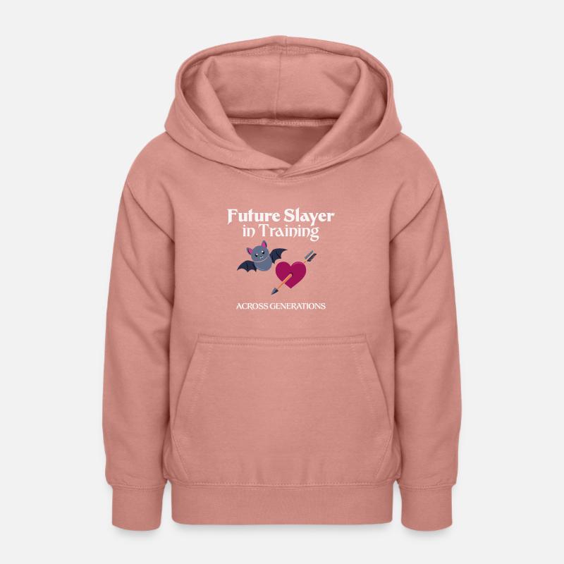 Future Slayer Across Generations - Sweat à capuche Ado - rose poudré