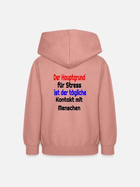 Witziger spruch - Teenager Hoodie - Altrosa