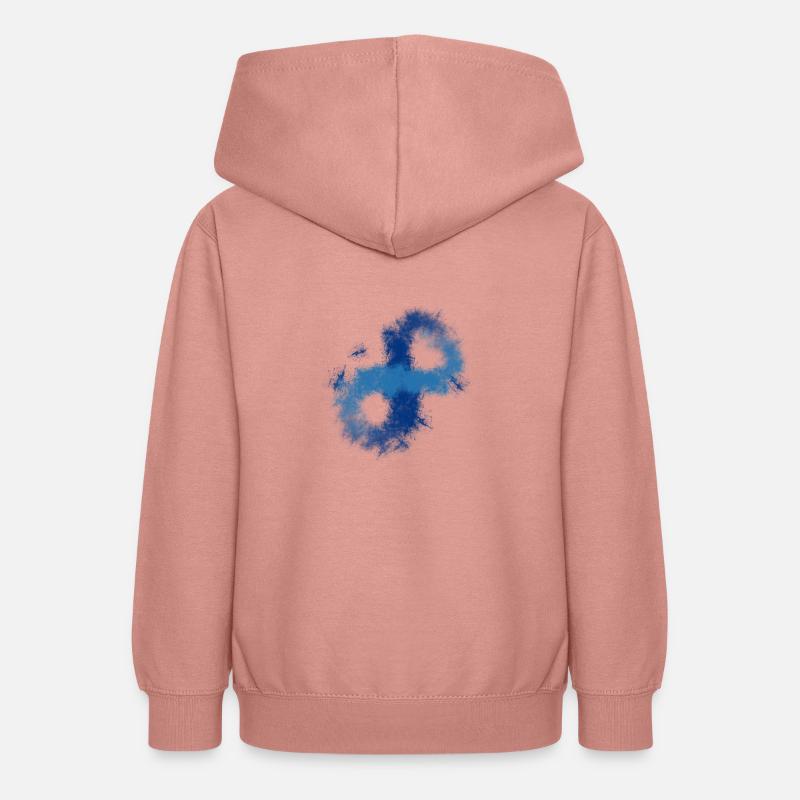 Infinity splash - Sweat à capuche Ado - rose poudré