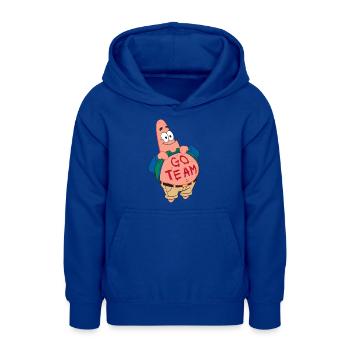 Spongebob Schwammkopf Patrick Star Go Team Design - Teenager Hoodie - Royalblau - Vorne - AI Model Teenager Male light (155cm)