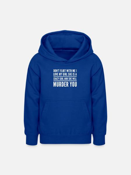 Meine Freundin - Teenager Hoodie - Royalblau