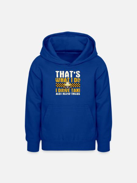 Taxifahrer - Teenager Hoodie - Royalblau