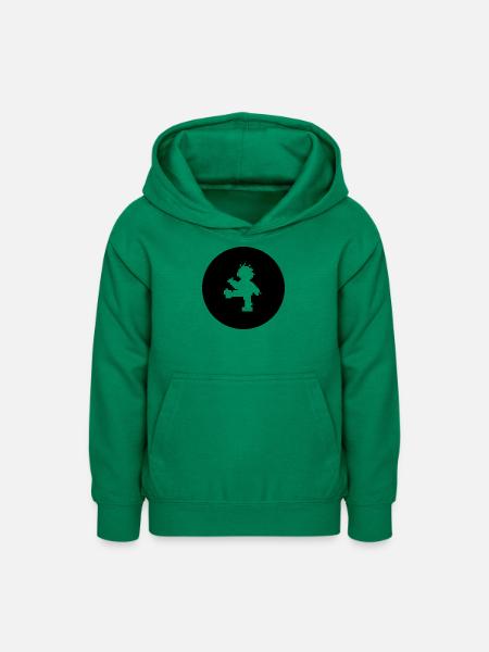 Sesamstraße Ernie Ampeldesign - Teenager Hoodie - Kelly Green