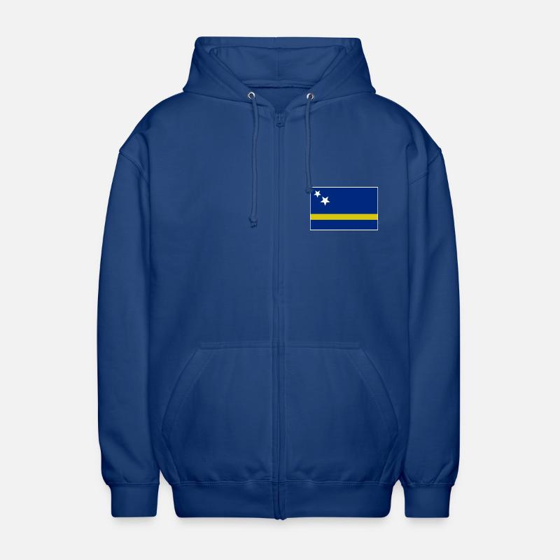 Drapeau de Curaçao - Veste à capuche unisexe - bleu royal