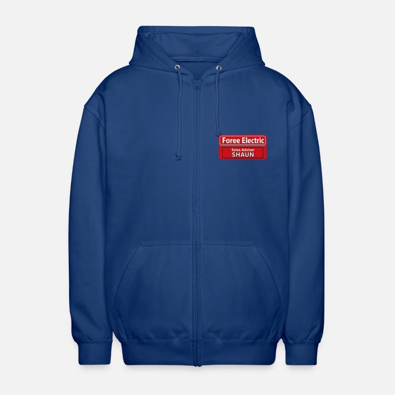 Foree Electric - Veste à capuche unisexe - bleu royal