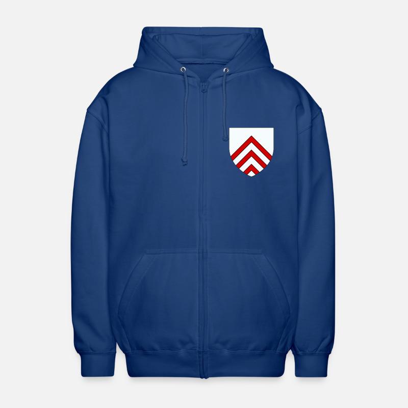 Wappen von Perche - Unisex Kapuzenjacke - Royalblau