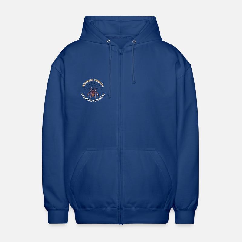 Arachnophobie - Veste à capuche unisexe - bleu royal