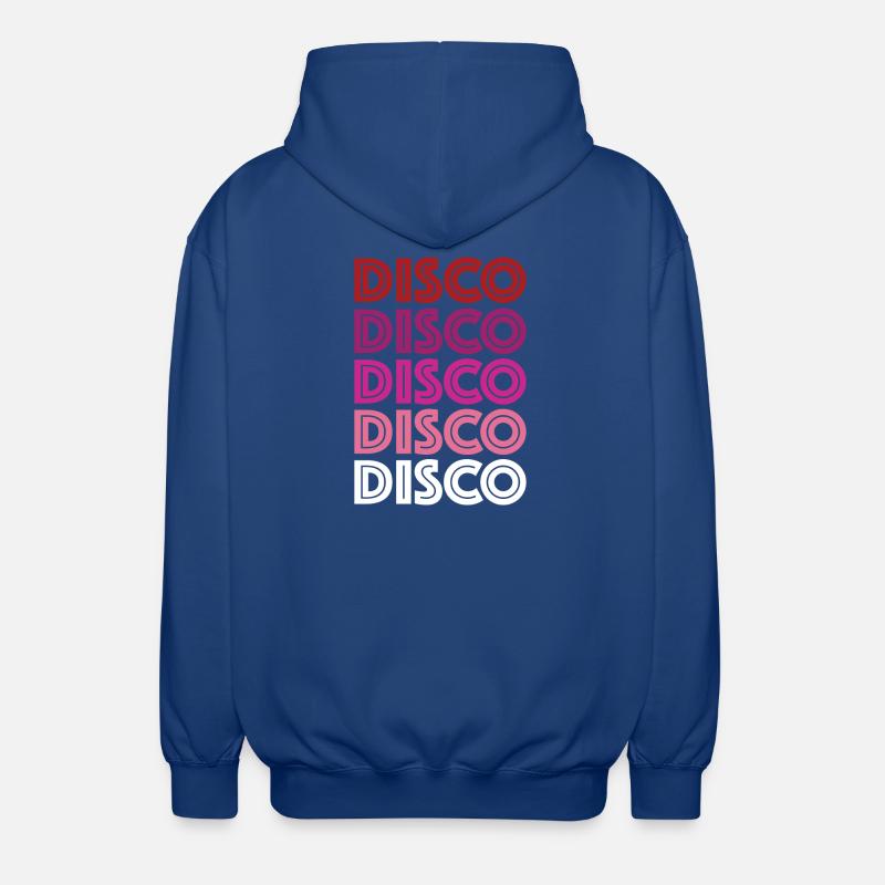 Disco Disco Disco - Unisex Kapuzenjacke - Royalblau