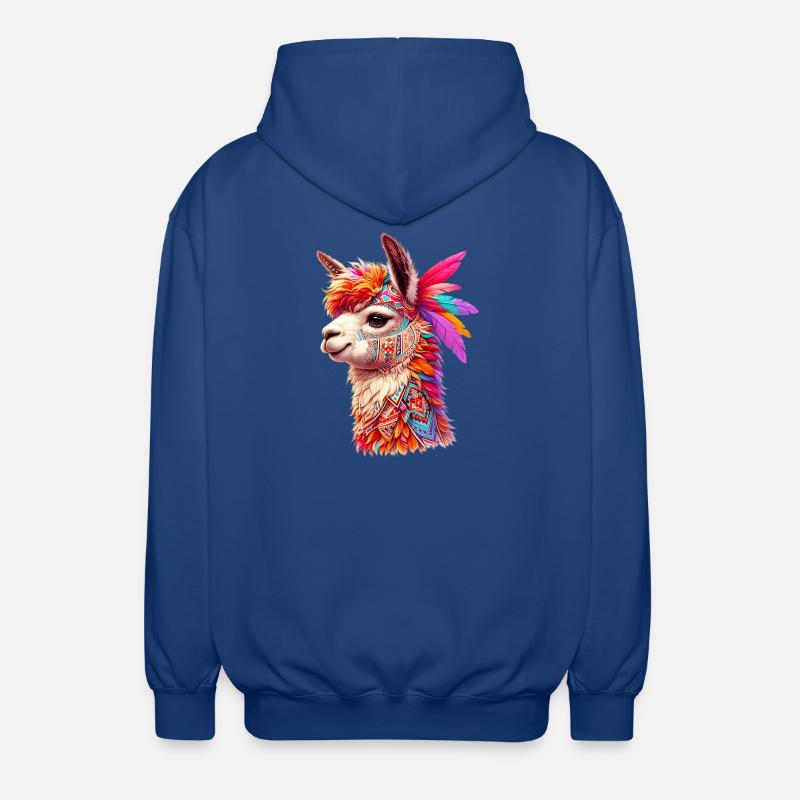 Alpaca - Unisex Hooded Jacket - royal blue