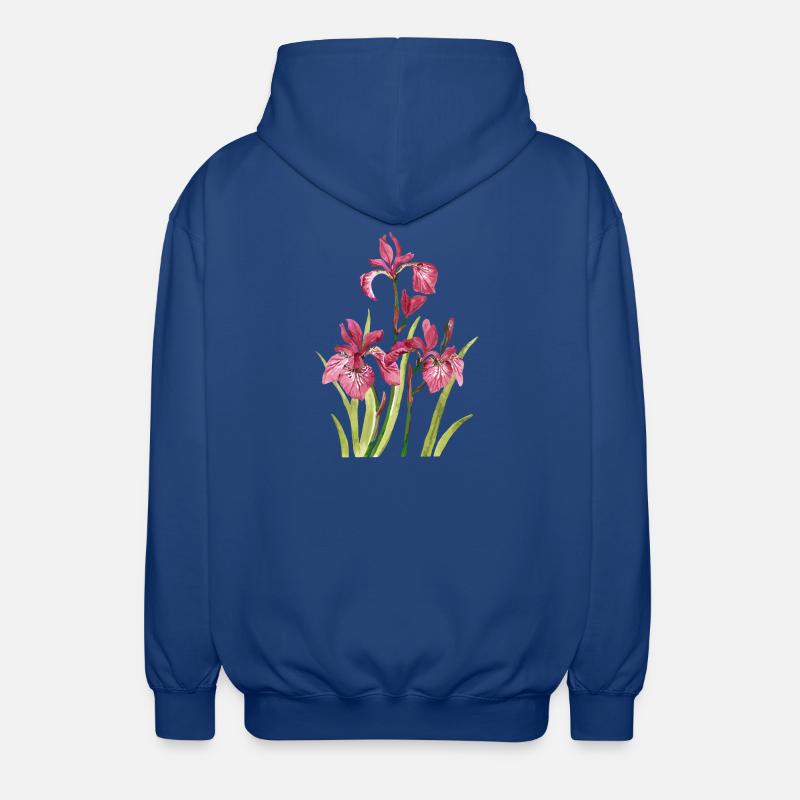 Fleur - Veste à capuche unisexe - bleu royal