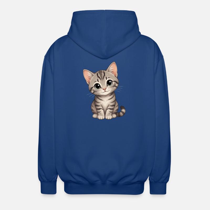 Dear Kitten - Unisex Hooded Jacket - royal blue