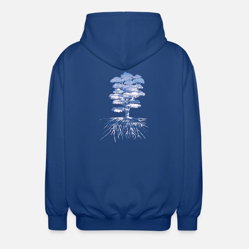 Der Baum - Unisex Kapuzenjacke - Royalblau