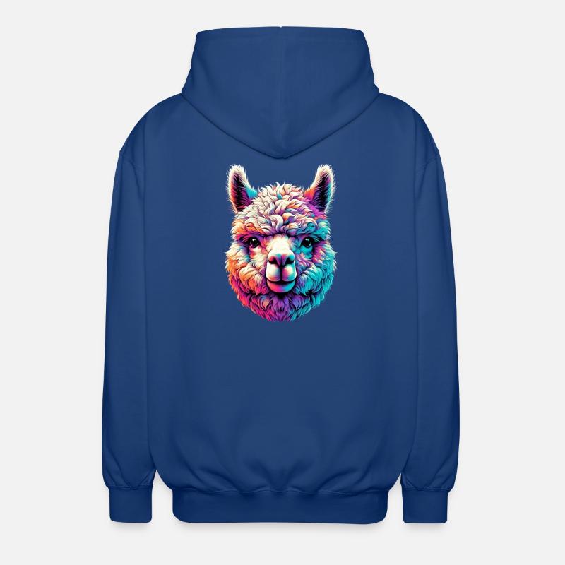 Alpaca - Unisex Hooded Jacket - royal blue